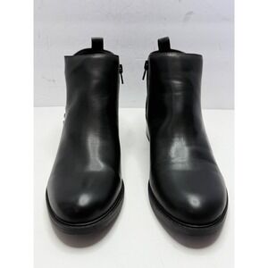 Easy Spirit Women's Lorand Almond Toe Block Heel Casual Booties Black 9.5M NWT
